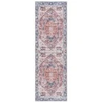 Safavieh Arizona ARZ109 Red / Navy 2'-6" X 8' Runner Area Rug