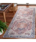 Safavieh Arizona ARZ109 Red / Navy 2'-6" X 8' Runner Area Rug