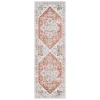 Safavieh Arizona ARZ120 Ivory / Rust 2'-6" X 8' Runner Area Rug
