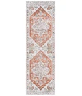 Safavieh Arizona ARZ120 Ivory / Rust 2'-6" X 8' Runner Area Rug