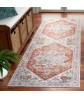 Safavieh Arizona ARZ120 Ivory / Rust 2'-6" X 8' Runner Area Rug