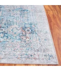 Safavieh Arizona ARZ539 Blue / Rust 6' X 6' Square Area Rug