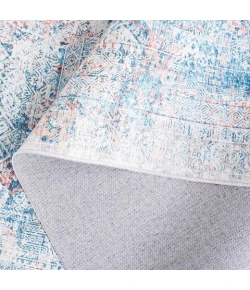 Safavieh Arizona ARZ539 Blue / Rust 6' X 6' Square Area Rug