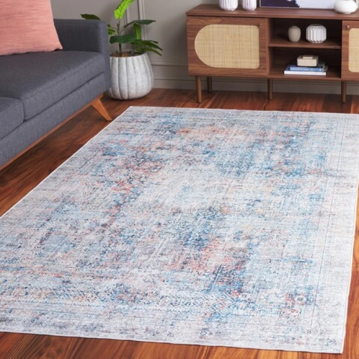 Safavieh Arizona ARZ539 Blue / Rust 8' X 10' Rectangle Area Rug