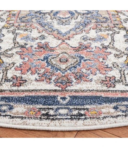 Safavieh Astoria ASA400 Ivory / Beige 6'-7" X 6'-7" Round Area Rug