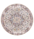 Safavieh Astoria ASA402 Ivory / Blue Rust 6'-7" X 6'-7" Round Area Rug
