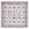 Safavieh Astoria ASA408 Ivory / Rust 6'-7" X 6'-7" Square Area Rug