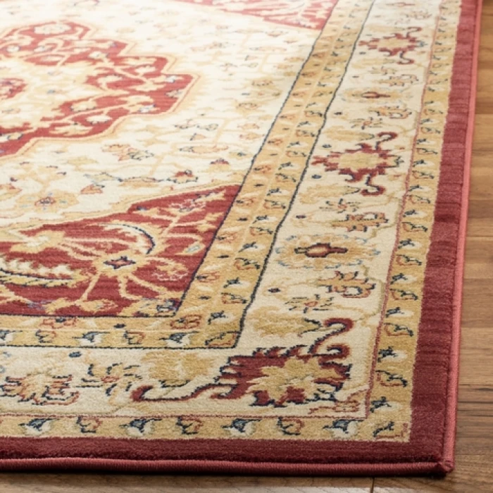 Safavieh Austin AUS1580 Creme / Red 9'-6" X 13' Rectangle Area Rug