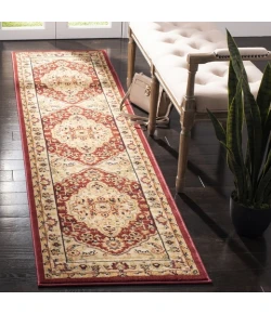 Safavieh Austin AUS1580 Red / Creme 2'-3" X 8' Runner Area Rug