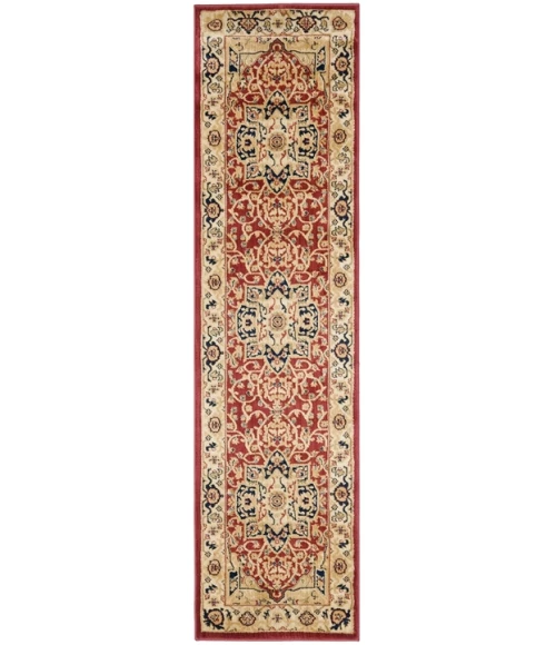 Safavieh Austin AUS1590 Red / Creme 2'-3" X 8' Runner Area Rug
