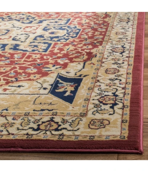 Safavieh Austin AUS1590 Red / Creme 2'-3" X 8' Runner Area Rug