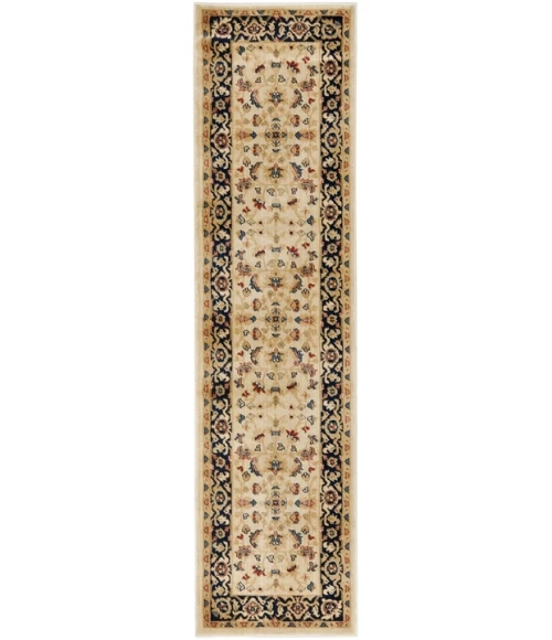 Safavieh Austin AUS1610 Cream / Navy 2'-3" X 8' Runner Area Rug