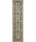 Safavieh Austin AUS1620 Light Blue / Navy 2'-3" X 8' Runner Area Rug