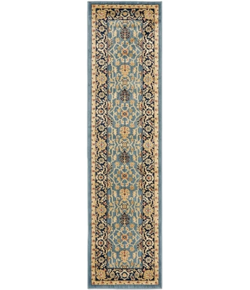 Safavieh Austin AUS1620 Light Blue / Navy 2'-3" X 8' Runner Area Rug