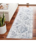 Safavieh Baltimore BAL850 Light Grey / Blue 2'-2" X 8' Runner Area Rug
