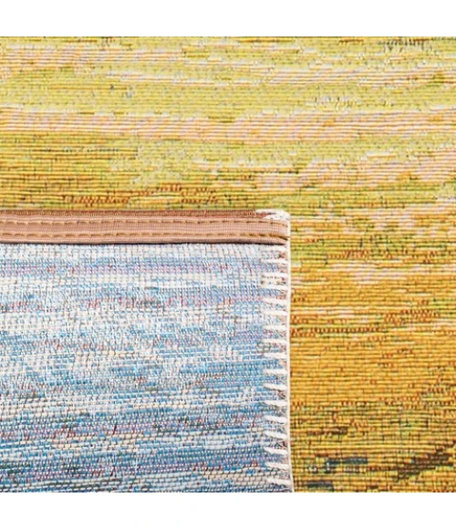 Safavieh Barbados BAR510 Blue / Gold 4' X 6' Rectangle Area Rug