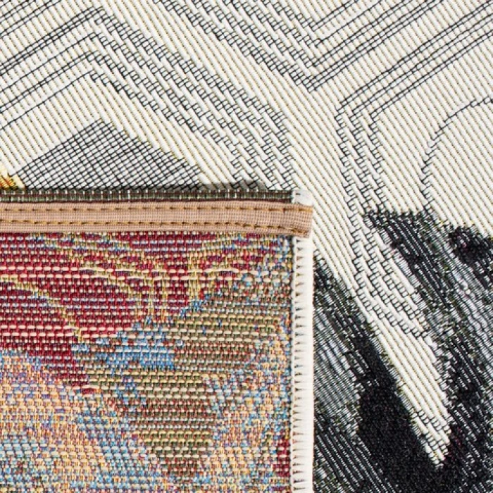 Safavieh Barbados BAR524 Grey / Gold 8' X 8' Square Area Rug