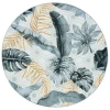 Safavieh Barbados BAR524 Grey / Gold 6'-6" X 6'-6" Round Area Rug