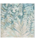 Safavieh Barbados BAR541 Blue Green / Ivory 6'-6" x 6'-6"Square Square Area Rug