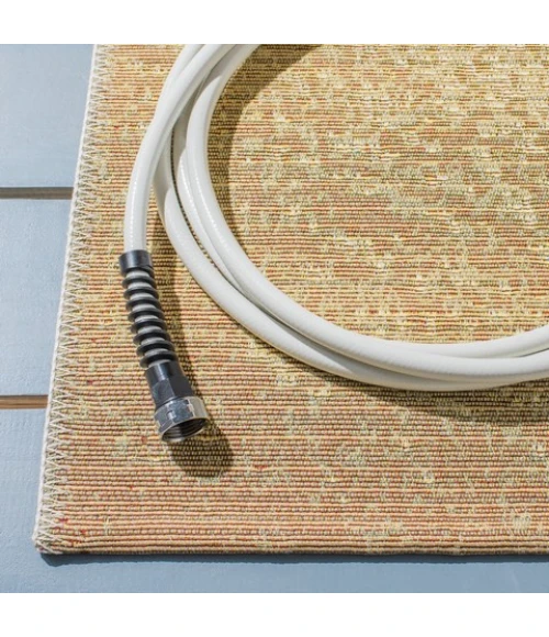 Safavieh Barbados BAR550 Gold / Blue 2'-8" x 10'-5" Runner Area Rug