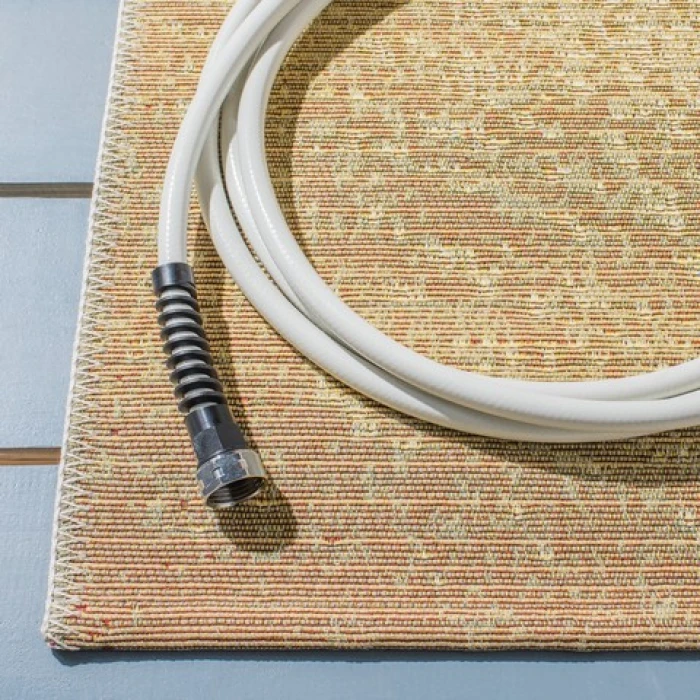 Safavieh Barbados BAR550 Gold / Blue 2'-8" x 10'-5" Runner Area Rug
