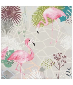 Safavieh Barbados BAR551 Grey / Pink 8' X 8' Square Area Rug