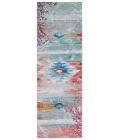 Safavieh Barbados BAR554 Light Blue / Pink 2'-8" x 10'-5" Runner Area Rug