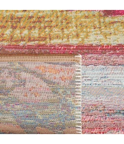 Safavieh Barbados BAR554 Light Blue / Pink 6'-6" x 6'-6"Square Square Area Rug