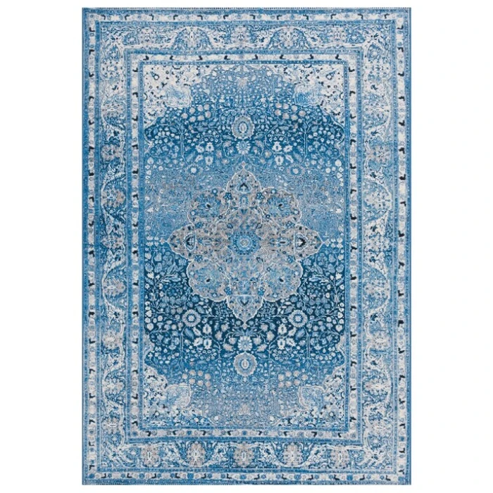 Safavieh Barbados BAR558 Blue / Ivory 9'-10" x 12'-5" Rectangle Area Rug