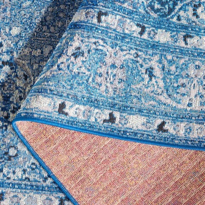 Safavieh Barbados BAR558 Blue / Ivory 9'-10" x 12'-5" Rectangle Area Rug