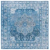 Safavieh Barbados BAR558 Blue / Ivory 6'-6" x 6'-6"Square Square Area Rug