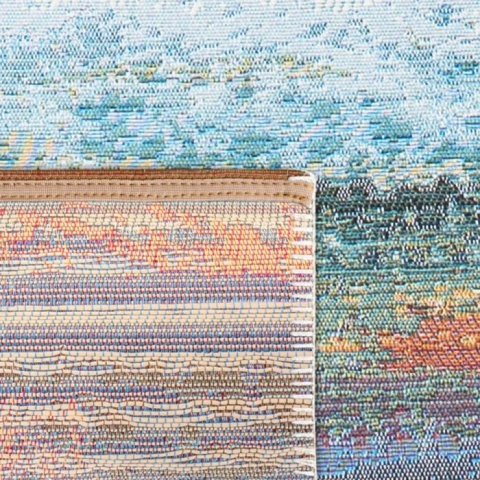 Safavieh Barbados BAR585 Light Blue / Pink 9'-10" x 12'-5" Rectangle Area Rug