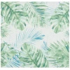 Safavieh Barbados BAR590 Green / Teal 6'-6" x 6'-6"Square Square Area Rug