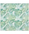 Safavieh Barbados BAR592 Green / Teal 8' X 8' Square Area Rug