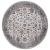 Safavieh Bayside BAY100 Grey / Blue 6'-7" X 6'-7" Round Area Rug