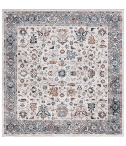 Safavieh Bayside BAY100 Grey / Blue 6'-7" X 6'-7" Square Area Rug