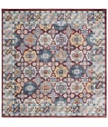 Safavieh Bayside BAY102 Blue / Red 6'-7" X 6'-7" Square Area Rug