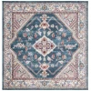Safavieh Bayside BAY104 Blue / Grey 6'-7" X 6'-7" Square Area Rug