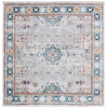 Safavieh Bayside BAY106 Light Grey / Blue 6'-7" X 6'-7" Square Area Rug