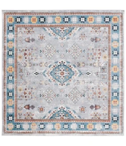 Safavieh Bayside BAY106 Light Grey / Blue 6'-7" X 6'-7" Square Area Rug