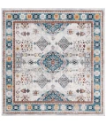 Safavieh Bayside BAY106 Grey / Blue 6'-7" X 6'-7" Square Area Rug