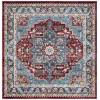 Safavieh Bayside BAY108 Blue / Red 6'-7" X 6'-7" Square Area Rug