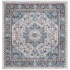 Safavieh Bayside BAY110 Blue / Grey 6'-7" X 6'-7" Square Area Rug