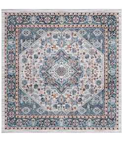 Safavieh Bayside BAY110 Blue / Grey 6'-7" X 6'-7" Square Area Rug