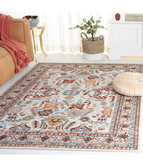 Safavieh Bayside BAY112 Beige / Blue 4' X 6' Rectangle Area Rug