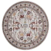 Safavieh Bayside BAY112 Beige / Blue 6'-7" X 6'-7" Round Area Rug