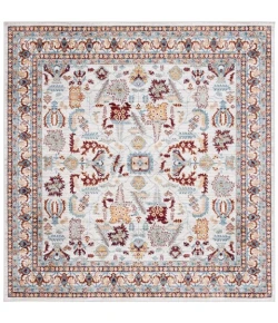 Safavieh Bayside BAY112 Beige / Blue 6'-7" X 6'-7" Square Area Rug