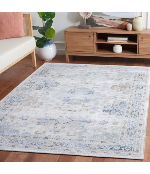 Safavieh Bayside BAY116 Grey / Blue 4' X 6' Rectangle Area Rug