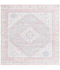 Safavieh Bayside BAY118 Ivory / Blue Pink 6'-7" X 6'-7" Square Area Rug