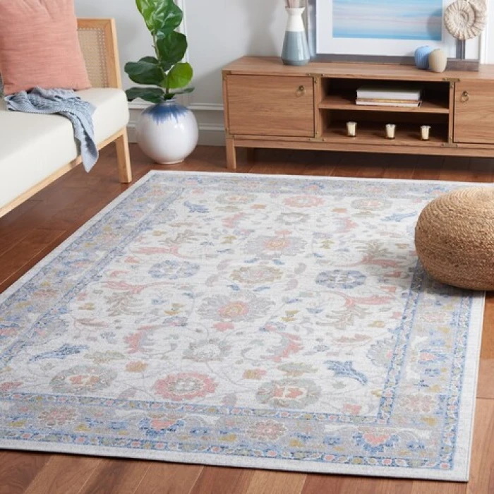 Safavieh Bayside BAY120 Beige / Blue 9' X 12' Rectangle Area Rug